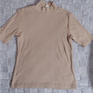 Joie Beige Short Sleeve Top